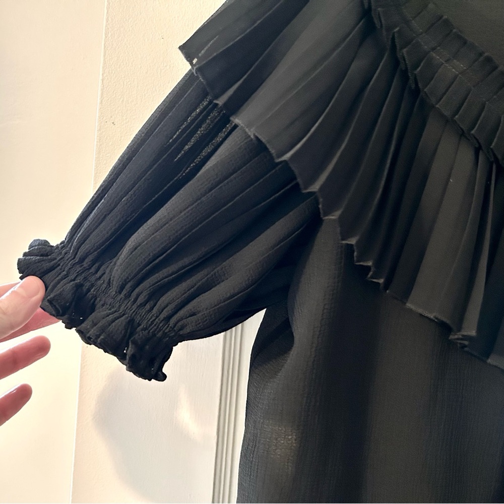 Sezane Tomette top in black - Picture 5 of 7